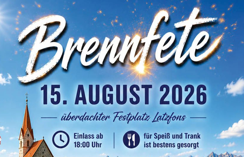 Brennfete Latzfons 2026